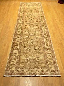 2,7 x 11,4 FUSS HANDGEFERTIGTER ZIEGLER HALL LÄUFER - vegetarbt handgesponnen feine weiche Wolle - Bild 1 von 15