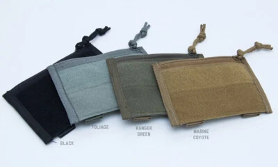 Milspec Monkey MSM - SMALL Patch Panel Admin Pouch - Hook & Loop - All Colors!