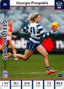 2023 Geelong Cats AFLW TeamCoach Card - Georgie Prespakis - Picture 1 of 3
