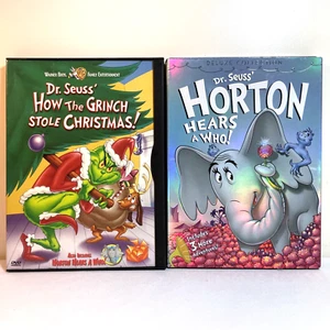 DR. SEUSS' HOW THE GRINCH STOLE CHRISTMAS / HORTON HEARS A WHO (DVD) Animation - Picture 1 of 10