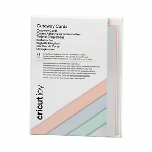 Cricut Joy Cutaway Cards, Pastel Sampler | 4.25in x 5.5in | 8 Count - Picture 1 of 7
