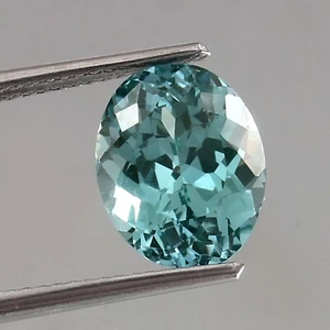 Natural Flawless Ceylon Fancy Green Spinel Oval Cut Loose Gemstone 11x9 MM - Picture 1 of 4