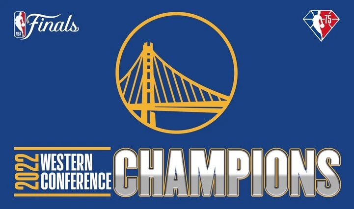 Golden State Warriors 2022 CHAMPIONS 3x5 Ft Banner Flag 2022 Playoffs The Finals - Image 1 of 1