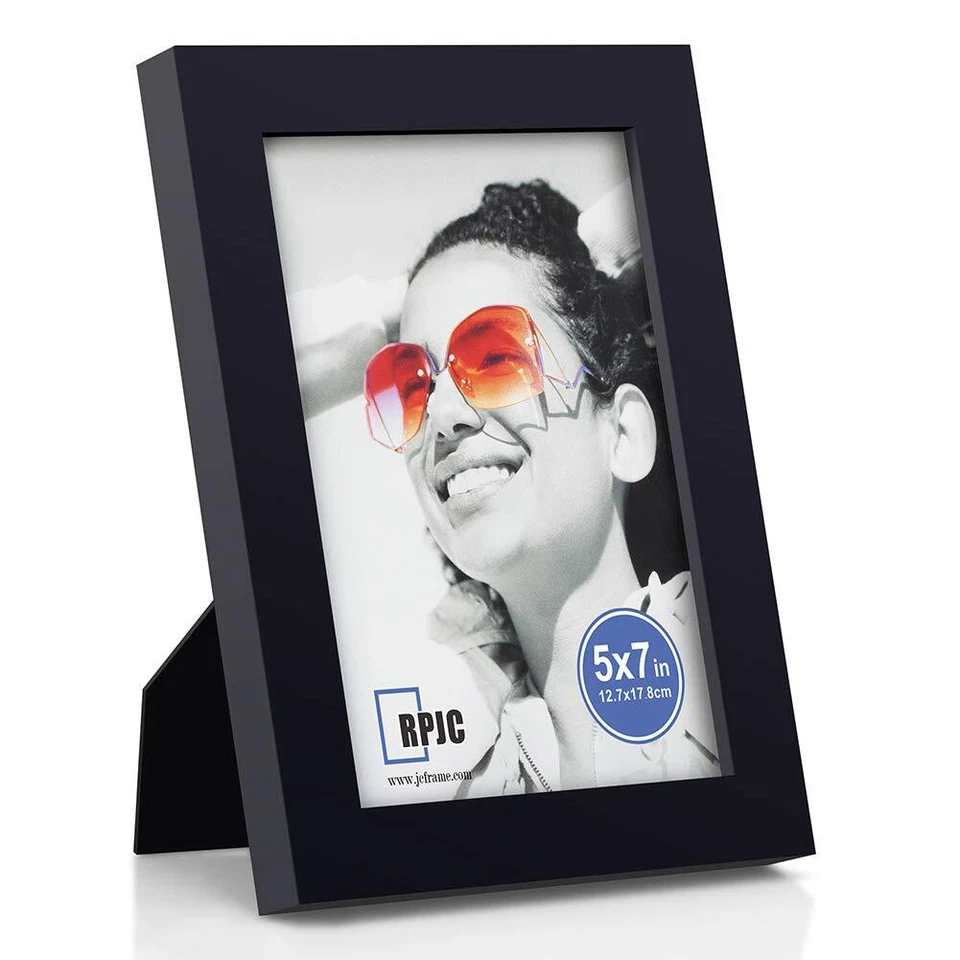 Rpjc 5x7 Picture Frames Made of Solid Wood High Definition Glass for Table