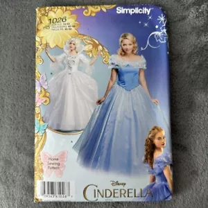 Simplicity Pattern 1026 Sz 14-22 Disney Cinderella Godmother Cosplay Costume - Picture 1 of 6