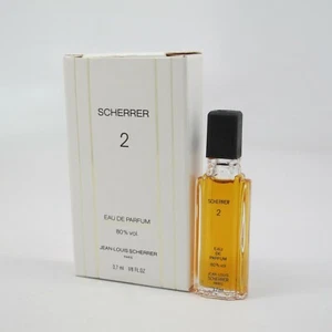 SCHERRER 2 by Jean-Louis Scherrer 3.7 ml/ 1/8 oz Eau de Parfum Mini NIB - Picture 1 of 1