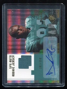2006 SPx Auto Rookie Jersey Gold Autograph #200 Derek Hagan #d 101/350 BV $20 - Picture 1 of 2