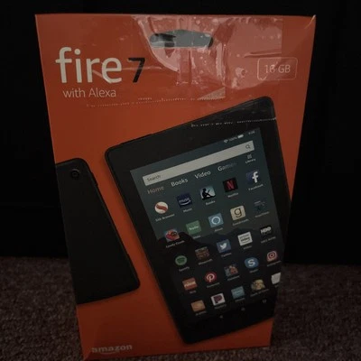 Amazon Fire 7 (9th Gen) M8S26G 16GB Wi-Fi Alexa 7'' Tablet - Black - Image 1 of 2
