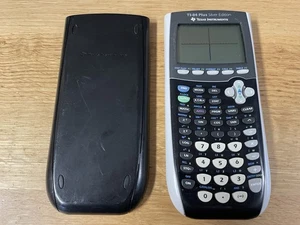 Texas Instruments TI-84 Plus Silver Edition Graphing Calculator, READ Bad Screen - Picture 1 of 6