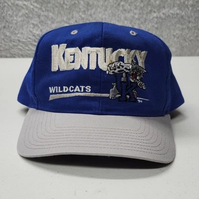 Vintage Kentucky Wildcats Hat Twins Enterprise Inc. Split Color Snapback Blue  - Image 1 of 4