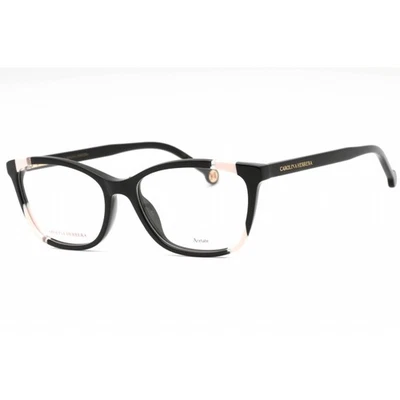Carolina Herrera Women's Eyeglasses Black Nude Cat Eye Frame HER 0124 0KDX 00 - Image 1 of 2