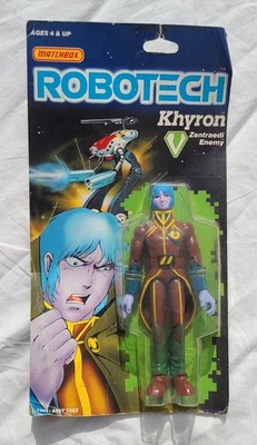 Figura de acción Robotech Khyron Zentraedi 6" de colección 1985 Matchbox nueva tarjeta usada Foto 1 de 4
