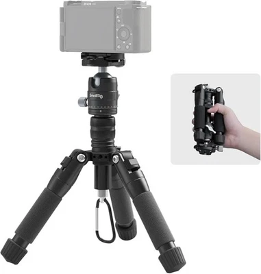 SmallRig Mini Tripod for Camera DSLR Desktop Tabletop Tripod w/ 360° Ball Head - Image 1 of 4