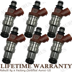 x6 OEM Denso Fuel Injectors for 1989-95 Toyota Avalon Camry 3,0 L V6 Lexus ES300 - Bild 1 von 11
