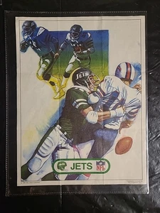 New York Jets 1982 Kellogg's Raisin Bran Superbowl Sweepstakes 8x10 Poster - Picture 1 of 12