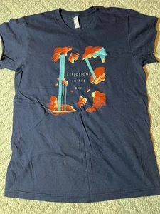Explosions In The Sky Band T-Shirt Konzert Merch Texas Rock marineblau Shirt Damen Medium - Bild 1 von 7