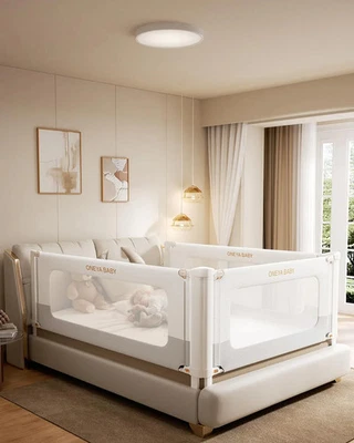 Paquete de 3 rieles de cama ajustables tamaño king ONYA BABY 74,8 pulgadas Foto 1 de 3