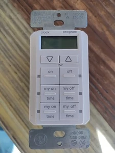 MyTouchSmart Timer digitale da parete bianco GE53111 nuovo senza scatola - Foto 1 di 8