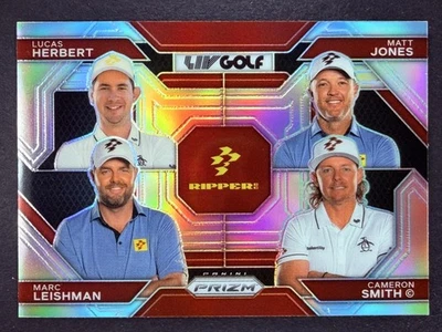 2024 Prizm LIV #65 Herbert Leishman Cameron Smith Matt Jones Silver Ripper GC - Image 1 of 2