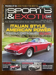 Hemmings Sports & Exotic Car Magazine August 2013, Triumph Spitfire, Ghia L 6.4 - Picture 1 of 1
