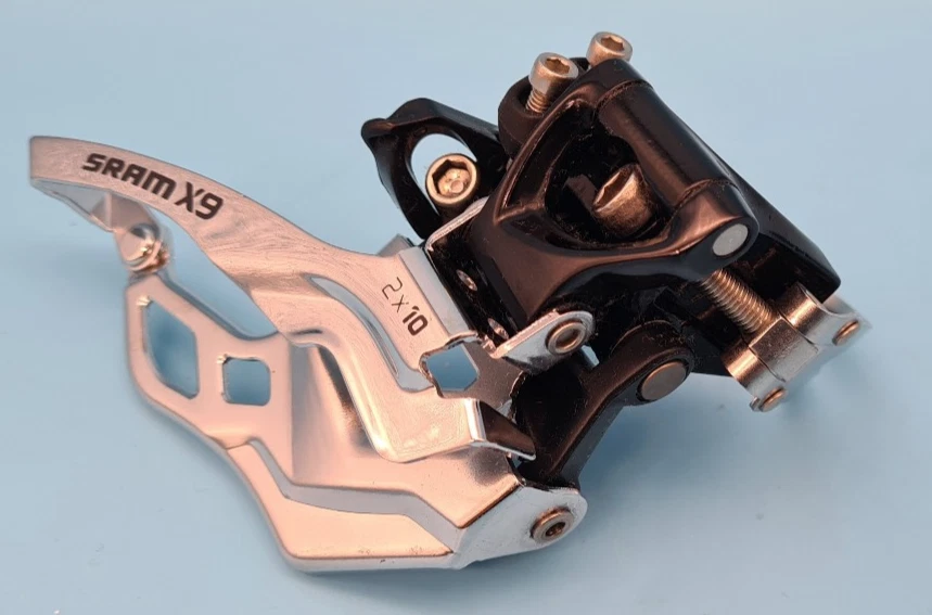 SRAM X9 Desviador 2x10 Delantero Clamp 34,9 Mm Dual Pull NUEVO - Imagen 1 de 4