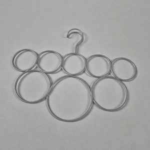 Soporte para colgar bufanda de 8 agujeros 3 agujeros de diferentes tamaños gris - Imagen 1 de 10