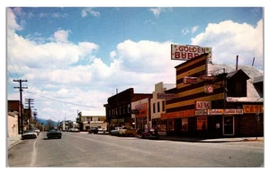 GARDNERVILLE, NEVADA - BUSY STREET VIEW - GAMBLING - HOTELS - VINTAGE POSTCARD - Picture 1 of 2