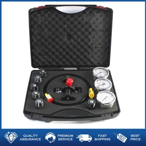 Hydraulic Pressure Gauge Test Kit Charging System Gauge Nitrogen Accumulator - Picture 1 of 18