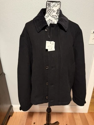 CHAQUETA LANA COMBINADA NUEVA Zara Hombre Talla XL Foto 1 de 4