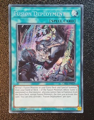 Yugioh CH01-EN029 Fusion Deployment Secret Rare 1st MINT 10 - Bild 1 von 2
