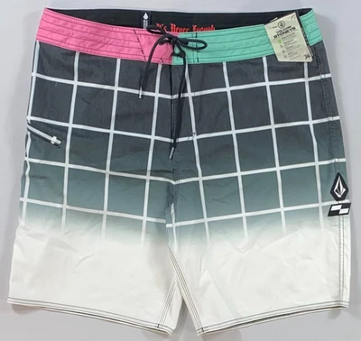 Men's Volcom Stoneys Peter Schroff 4 Way Stretch Board Shorts NEW - Image 1 of 4