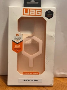 UAG iPhone 16 Pro Case Essential Armor - Rugged Slim Sleek Shockproof, Rose - Picture 1 of 4