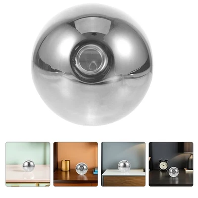 2pcs Electroplated Grey Glass Globe Lamp Shade Replacement For Pendant Lamps - Image 1 of 4