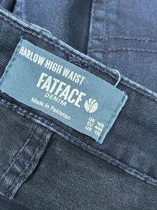 Fat Face Women's High Waisted Jeans, 16R, Ink Blue Denim, Worn A Couple Of Times - Picture 1 of 12