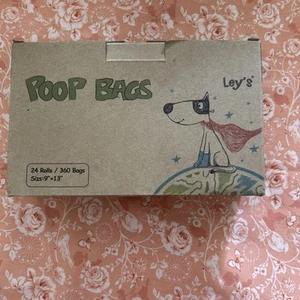 Ley's kompostierbare Hundekotbeutel, pflanzliche biologisch abbaubare Hundeabfallsäcke... - Bild 1 von 5