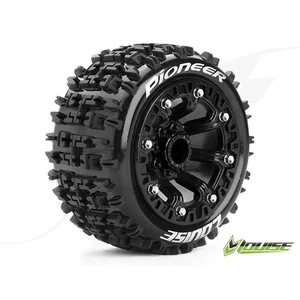 NEU Louise St-Pioneer 2.2 Soft Tire On Rim Black (2) 1:16 V/H & Buggy 1:10 Hi - - Bild 1 von 1