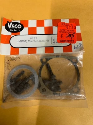 K & B Manufacturing Mecoa  MK.61 Veco Maintenance Kit Gaskets & Bolts NOS HTF - Image 1 of 4