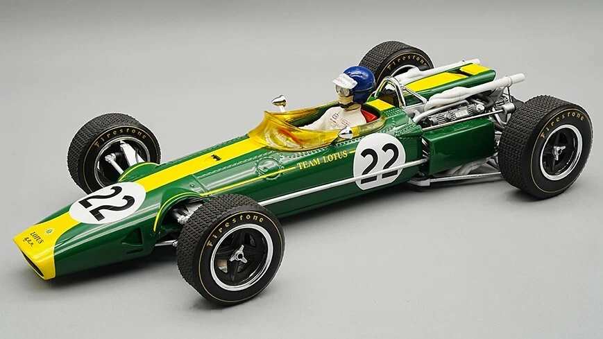 Tecnomodel LOTUS 43 SCUDERIA TEAM LOTUS MONZA GP 1966 JIM CLARK W/DRIVER 1:18 - Immagine 1 di 1