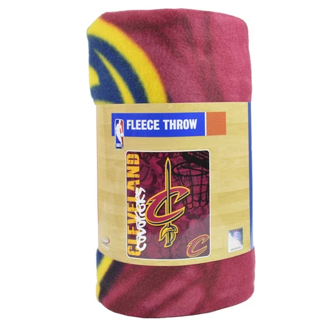CLEVELAND CAVALIERS FLEECE BLANKET THROW NBA GRAFFITI STYLE SERIES NWT NEW Cover