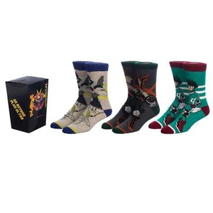 My Hero Academia Set 3 paia di calze unisex per equipaggio - Foto 1 di 10