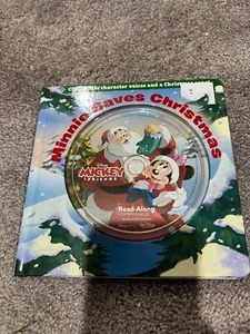 Minnie Saves Christmas Read-Along Storybook & CD - Board book - NEW! - Picture 1 of 1