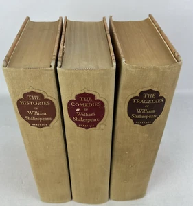 The Complete William Shakespeare 3 Vol. Set, 1958, Heritage Press - Picture 1 of 20