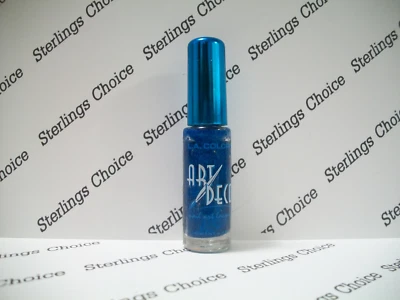 Arte en uñas LA Colors Art Deco #906 brillo azul Foto 1 de 2