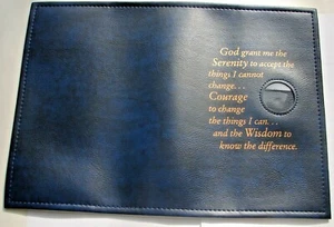 Narcotics Anonymous Basic NA Text Blue Serenity Prayer Book COVER 6th Edition - Picture 1 of 7