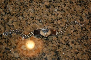 Harley Davidson Wings of Freedom Men's Bracelet by Franklin Mint Medium  - Picture 1 of 5