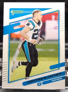 CHRISTIAN MCCAFFREY 2021 Donruss #219 NFL Carolina Panthers San Francisco 49ers - Picture 1 of 2