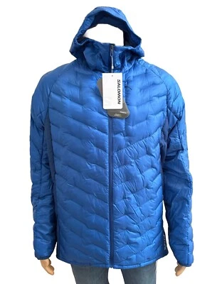 Salomon Hombres Contorno Primaloft Cremallera Completa Sudadera con Capucha Cálida Ligera Chaqueta Azul XL Foto 1 de 4