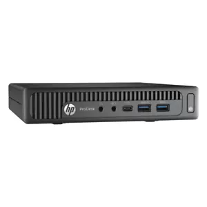 HP 600G2 Mini Desktop, i7-6700T, 16GB RAM, 256GB SSD, Windows 10 Pro - Grade A - Picture 1 of 3