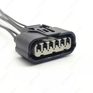 For 2014-2017 Acura RLX 6-Way Headlight Low Beam Connector Harness Plug - Picture 1 of 6