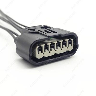 For 2014-2017 Acura RLX 6-Way Headlight Low Beam Connector Harness Plug - Image 1 of 4